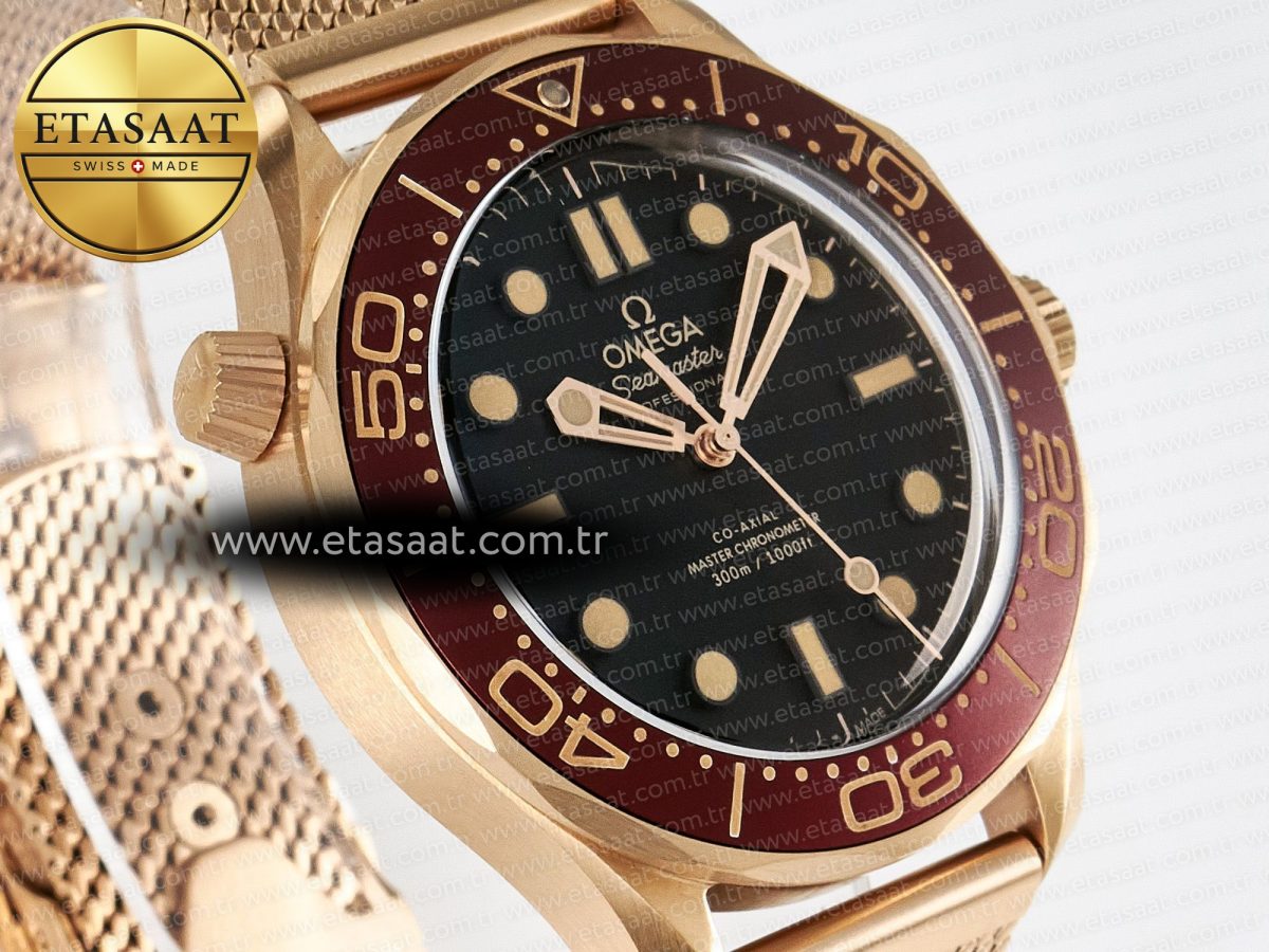 Omega Seamaster 300M Diver Rose Gold - Görsel 5