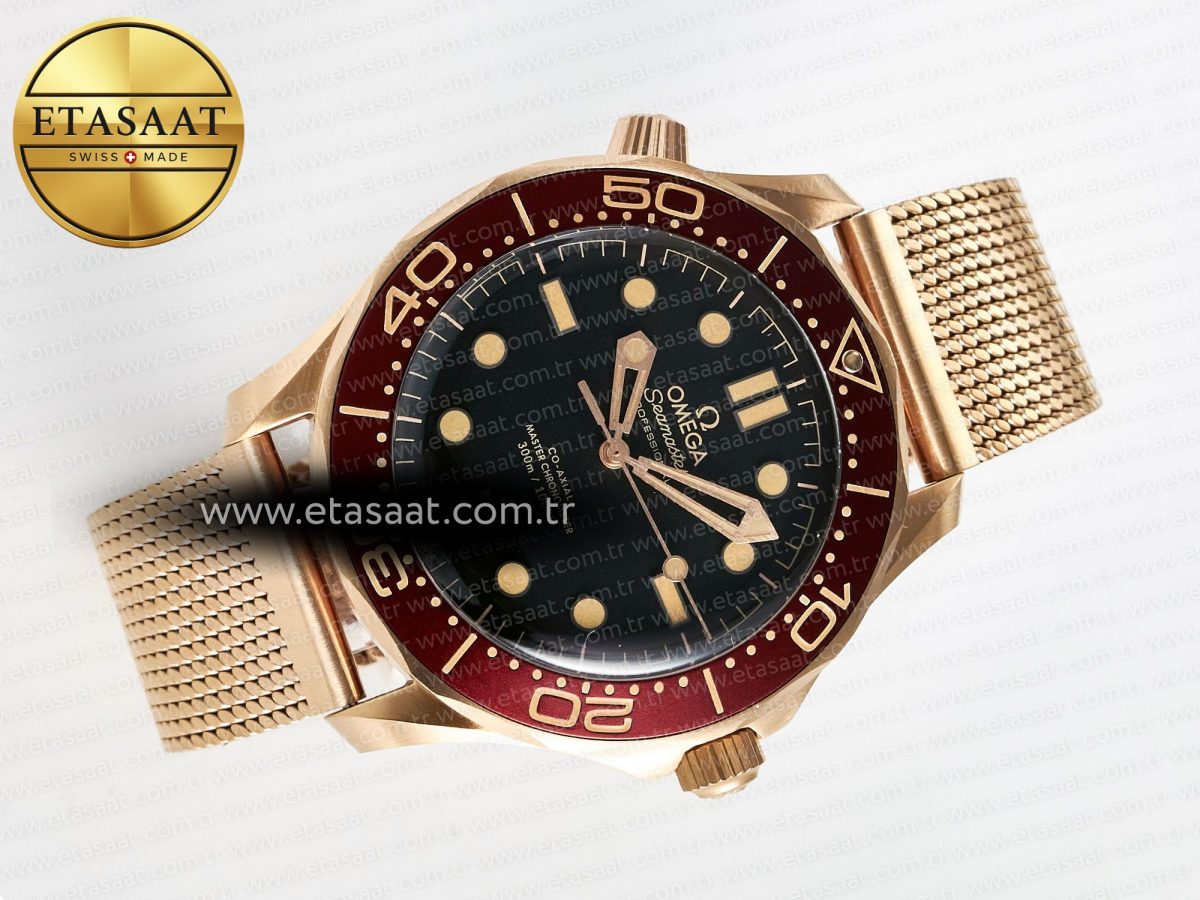 Omega Seamaster 300M Diver Rose Gold - Görsel 8