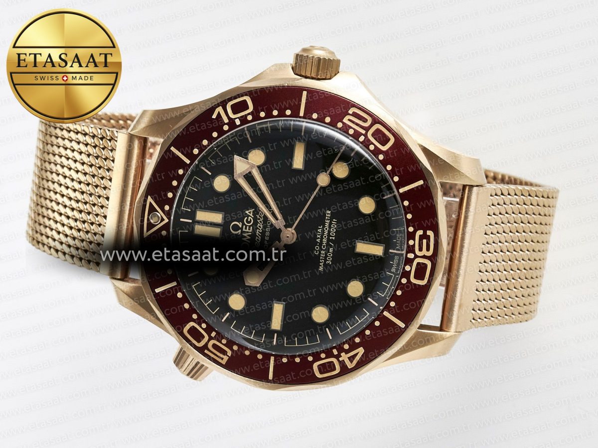 Omega Seamaster 300M Diver Rose Gold - Görsel 9