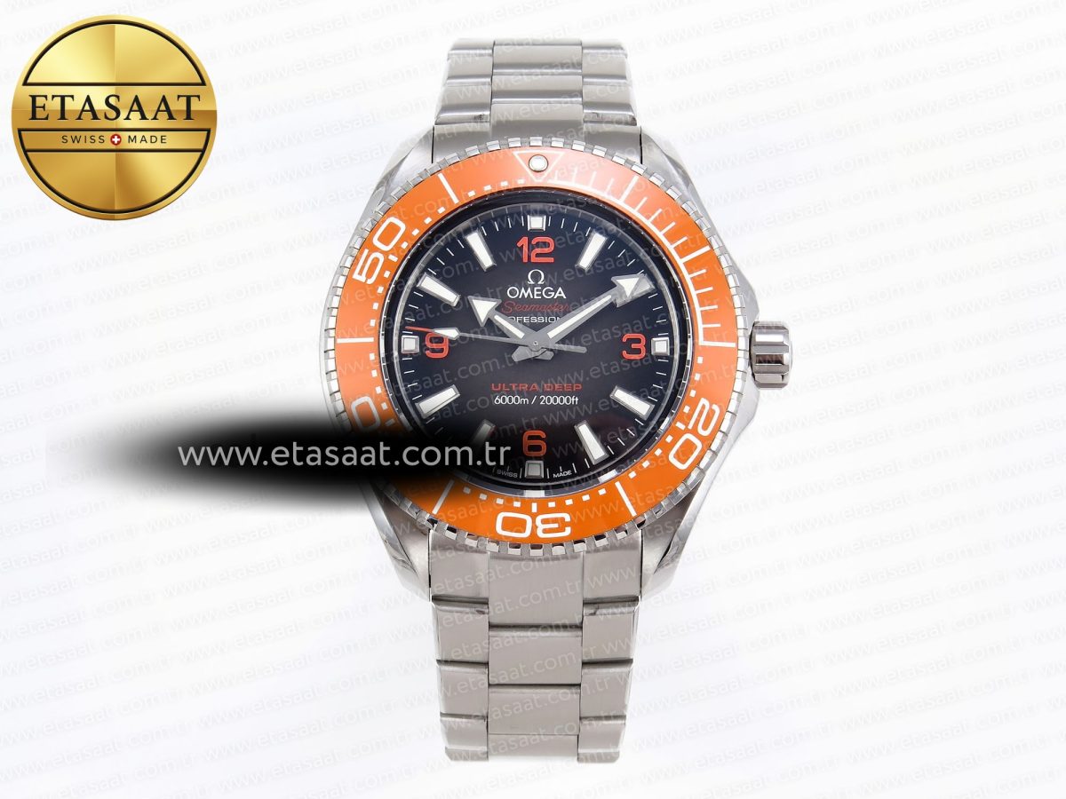 Omega Seamaster  Brown Dial Orange Bezel A8912 - Görsel 3