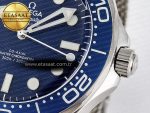 Seamaster Diver 300M James Bond 007 60th Anniversary VSF 1:1 Best Edition Blue Dial on Mesh Bracelet A8806 - Görsel 11