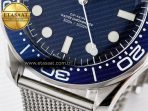 Seamaster Diver 300M James Bond 007 60th Anniversary VSF 1:1 Best Edition Blue Dial on Mesh Bracelet A8806 - Görsel 12
