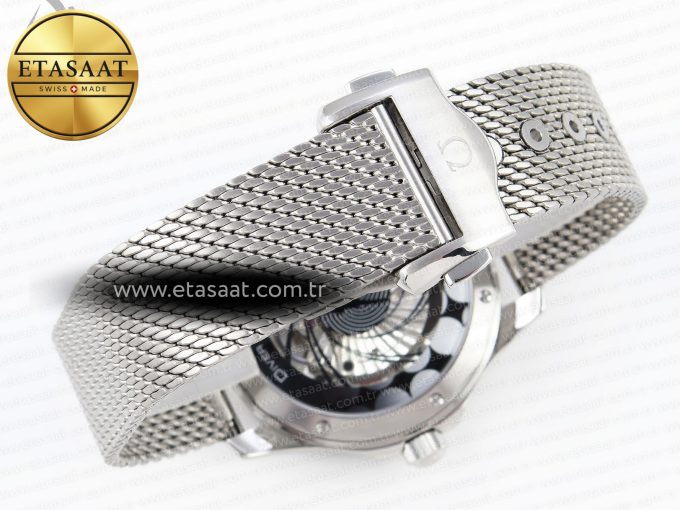 Seamaster Diver 300M JAMES BOND 007 60TH ANNIVERSARY VSF 1:1 BEST EDITION BLUE DIAL ON MESH BRACELET A8806 - Görsel 15