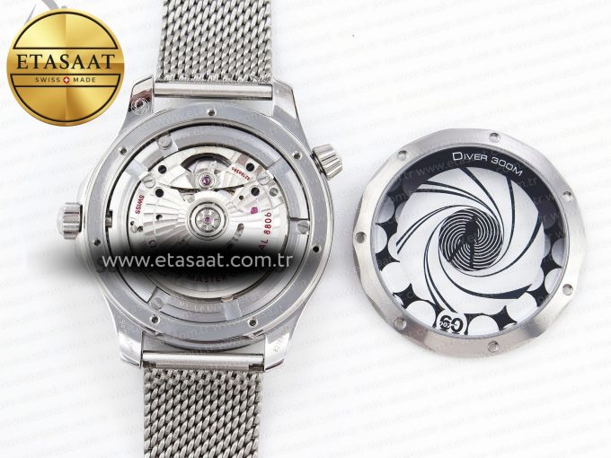 Seamaster Diver 300M JAMES BOND 007 60TH ANNIVERSARY VSF 1:1 BEST EDITION BLUE DIAL ON MESH BRACELET A8806 - Görsel 16