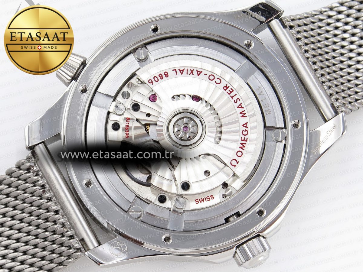 Seamaster Diver 300M JAMES BOND 007 60TH ANNIVERSARY VSF 1:1 BEST EDITION BLUE DIAL ON MESH BRACELET A8806 - Görsel 18