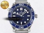 Seamaster Diver 300M James Bond 007 60th Anniversary VSF 1:1 Best Edition Blue Dial on Mesh Bracelet A8806 - Görsel 4