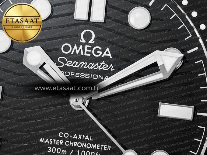 Seamaster Diver 300M VSF 1:1 Best Edition Black Ceramic Black Dial on SS Bracelet A8800 V2 - Görsel 11