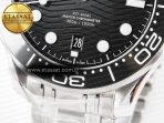 Seamaster Diver 300M VSF 1:1 Best Edition Black Ceramic Black Dial on SS Bracelet A8800 V2 - Görsel 13