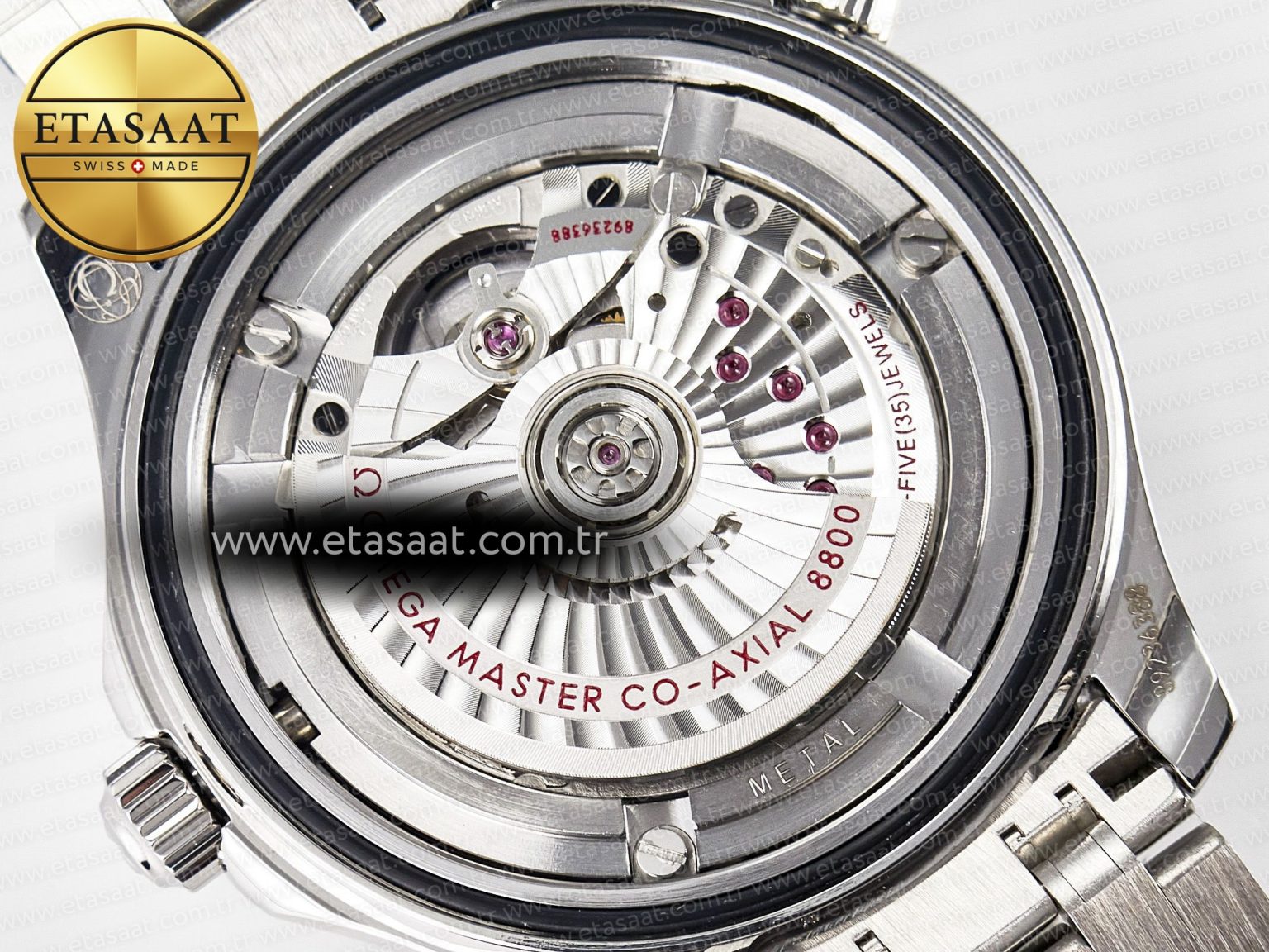 Seamaster Diver 300M VSF 1:1 Best Edition Black Ceramic Black Dial on SS Bracelet A8800 V2 - Görsel 20