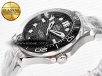Seamaster Diver 300M VSF 1:1 Best Edition Black Ceramic Black Dial on SS Bracelet A8800 V2 - Görsel 6