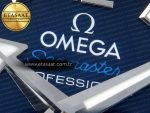 SEAMASTER PLANET OCEAN 6000M ULTRA DEEP 45.5MM SS TF 1:1 BEST EDITION BLUE DIAL BLACK BEZEL ON SS BRACELET A2824 - Görsel 10