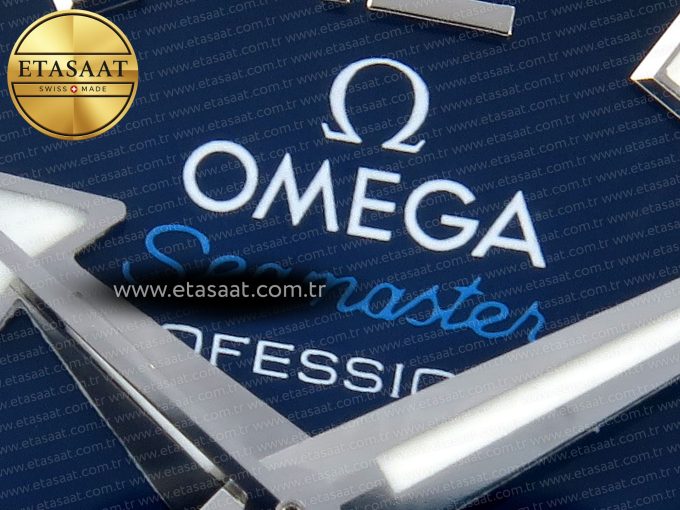 SEAMASTER PLANET OCEAN 6000M ULTRA DEEP 45.5MM SS TF 1:1 BEST EDITION BLUE DIAL BLACK BEZEL ON SS BRACELET A2824 - Görsel 10