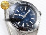 SEAMASTER PLANET OCEAN 6000M ULTRA DEEP 45.5MM SS TF 1:1 BEST EDITION BLUE DIAL BLACK BEZEL ON SS BRACELET A2824 - Görsel 5