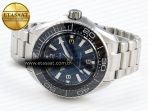 Omega SEAMASTER BLUE DIAL BLACK BEZEL ON SS A2824 - Görsel 6