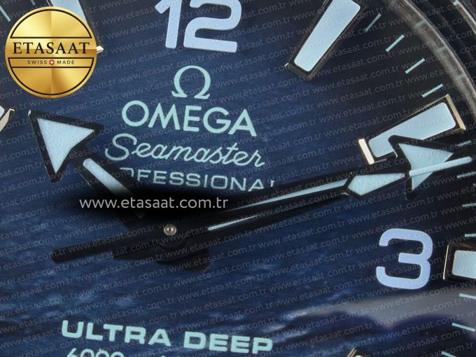 Seamaster ULTRA DEEP 6000M SS VSF 1:1 Best Edition Summer Blue Dial on SS Bracelet A8912 - Görsel 9