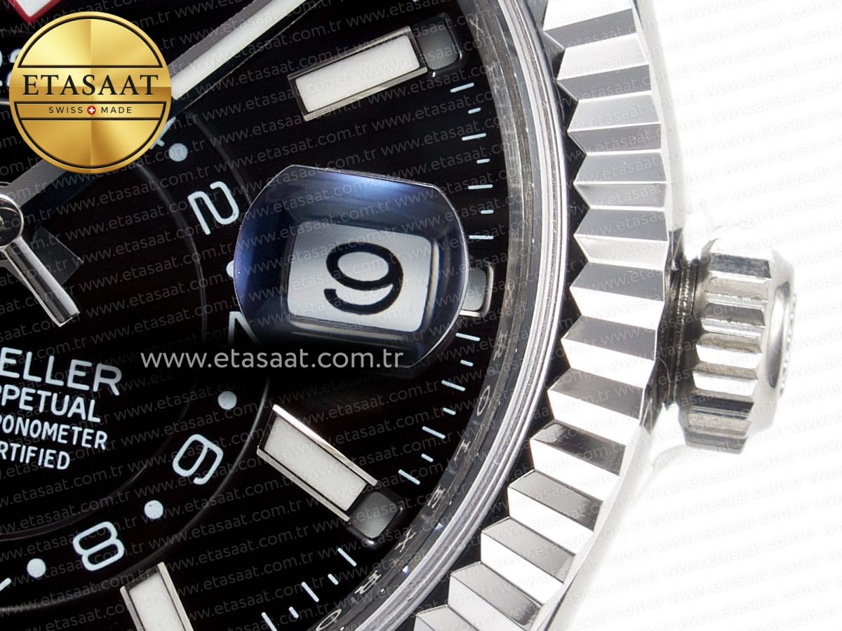 Rolex Sky-Dweller 326934 Black A2824 - Görsel 11