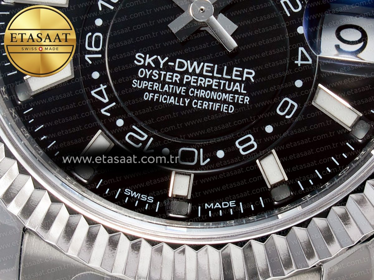 Rolex Sky-Dweller 326934 Black A2824 - Görsel 12