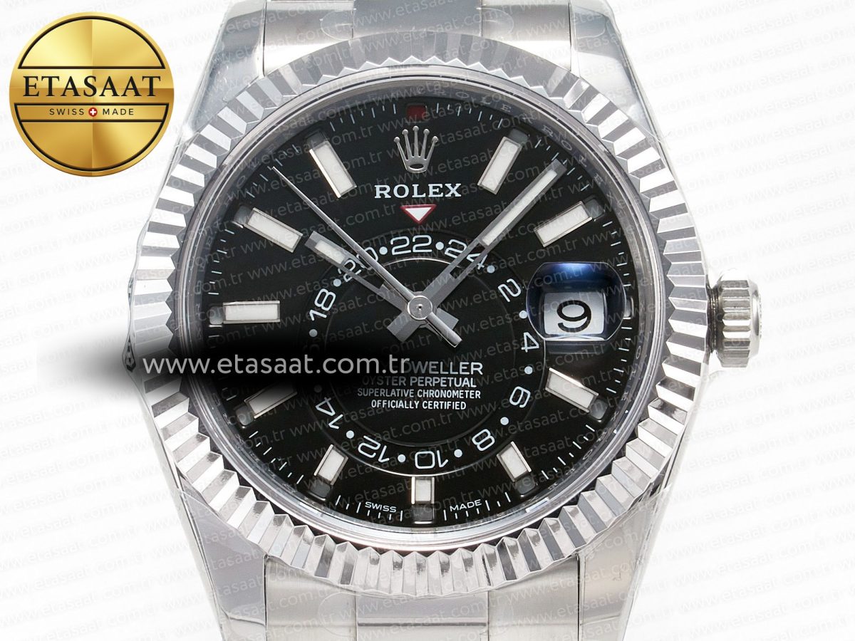 Rolex Sky-Dweller 326934 Black A2824 - Görsel 4