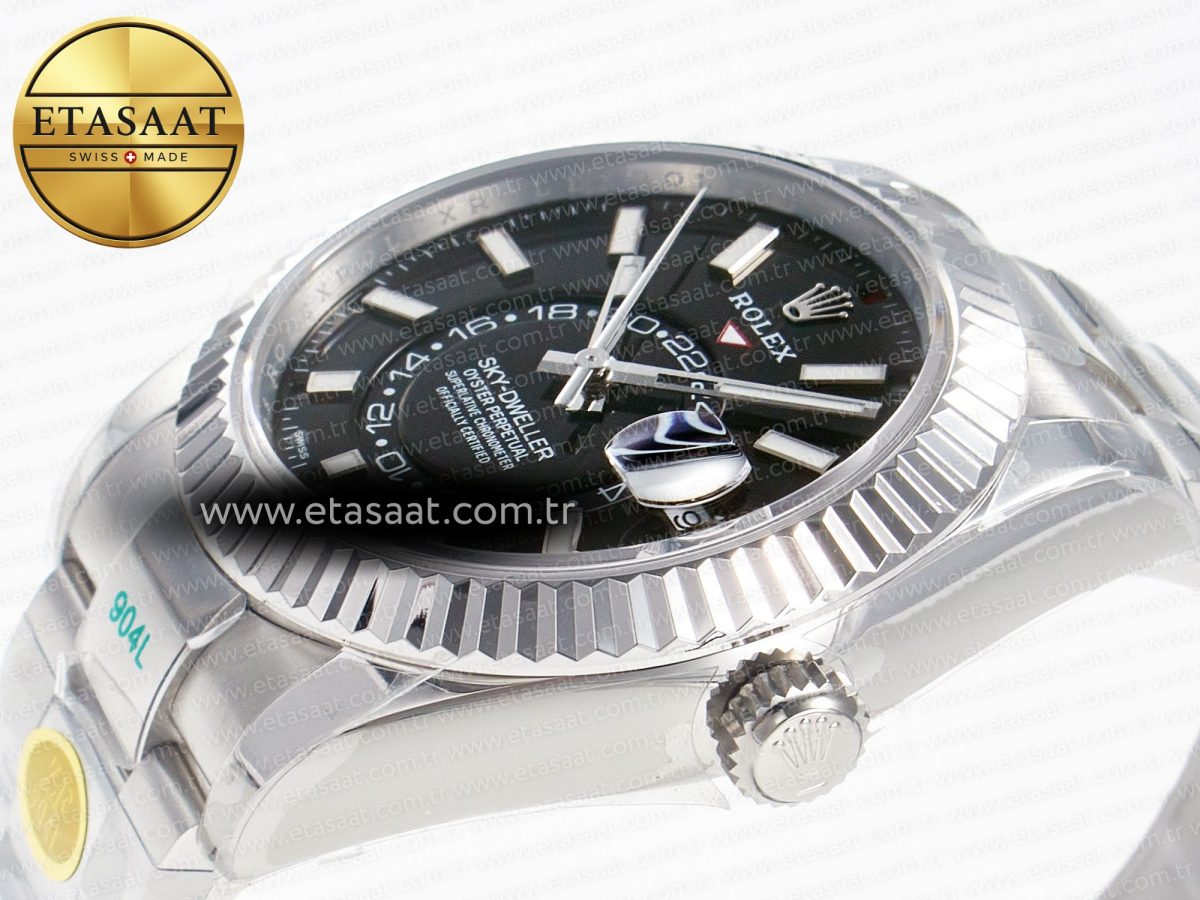 Rolex Sky-Dweller 326934 Black A2824 - Görsel 6