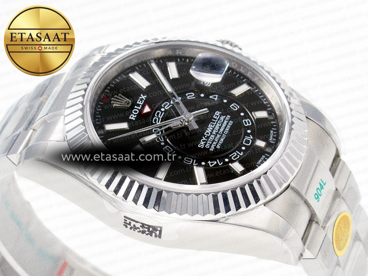 Rolex Sky-Dweller 326934 Black A2824 - Görsel 7