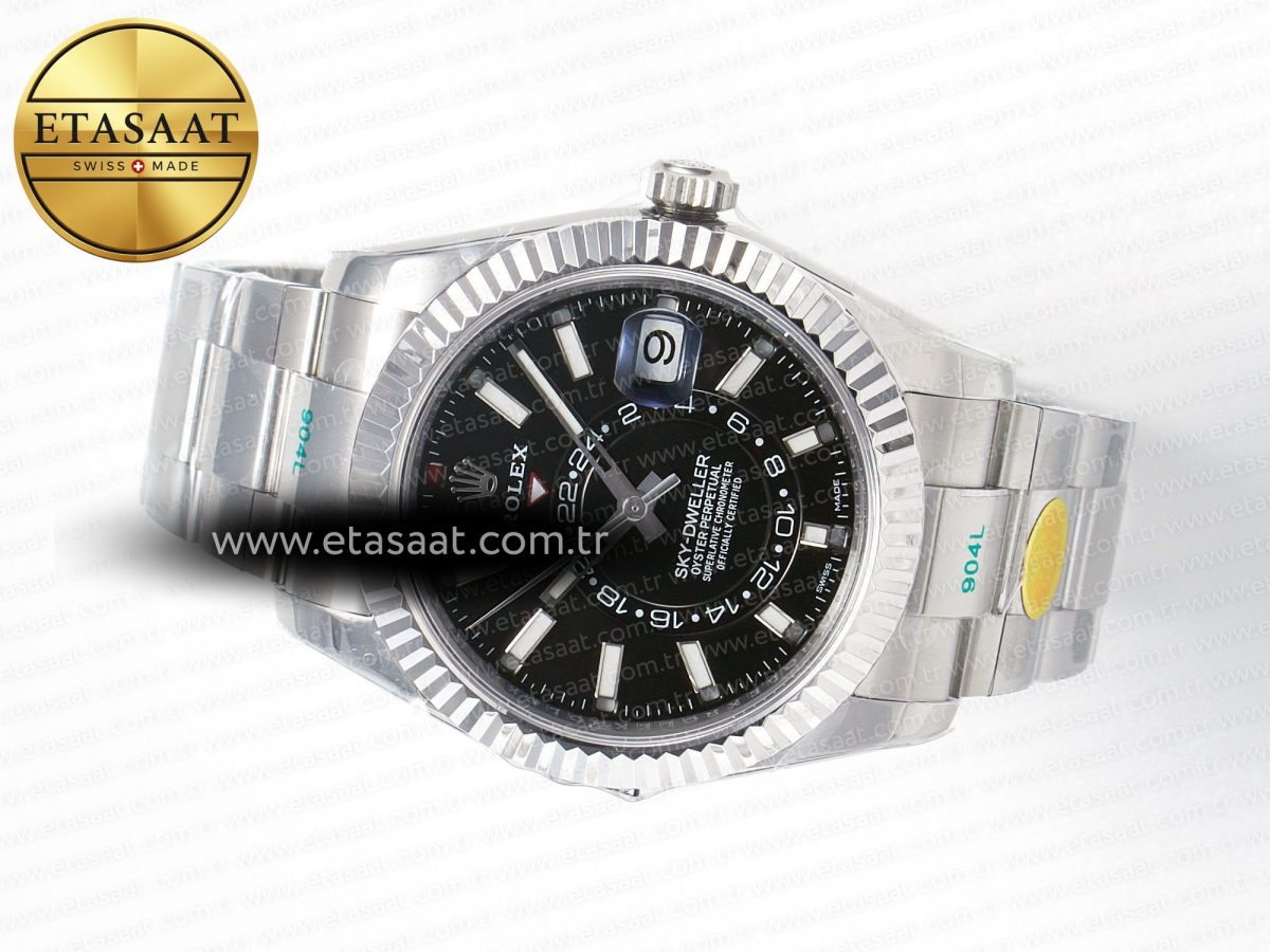 Rolex Sky-Dweller 326934 Black A2824 - Görsel 9