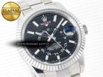 Rolex Skydweller Black SS Jubilee Bracelet A23J - Görsel 5