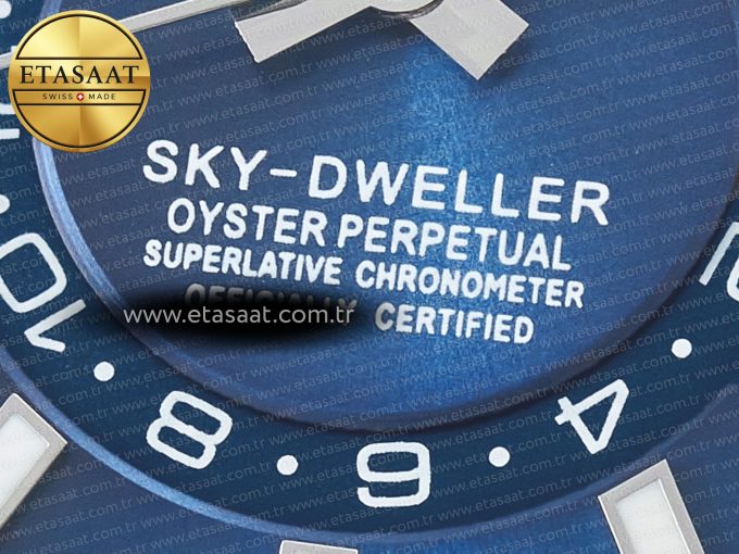 Skydweller SS Noob Best Edition Blue Dial on SS Jubilee Bracelet A23J - Görsel 11