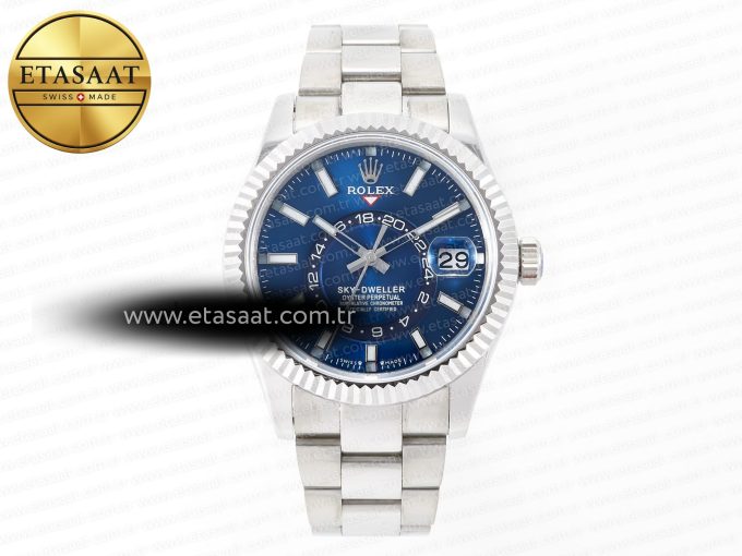 Skydweller SS Noob Best Edition Blue Dial on SS Jubilee Bracelet A23J - Görsel 3