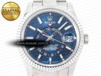 Skydweller SS Noob Best Edition Blue Dial on SS Jubilee Bracelet A23J - Görsel 4