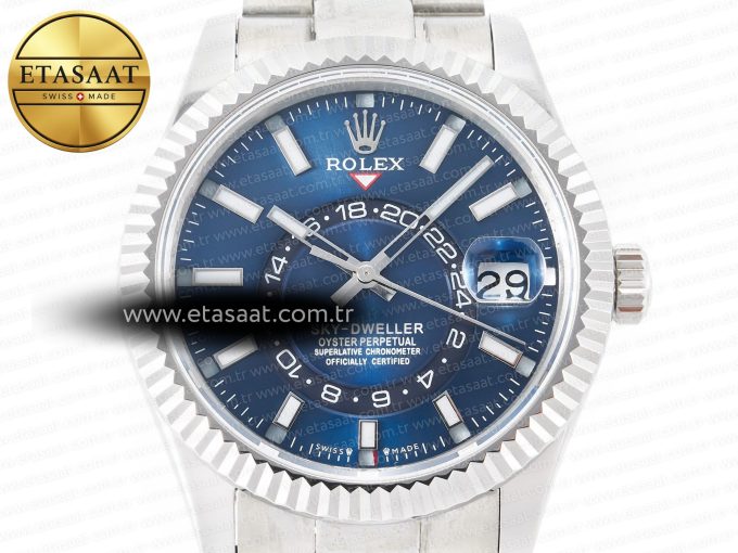 Skydweller SS Noob Best Edition Blue Dial on SS Jubilee Bracelet A23J - Görsel 4