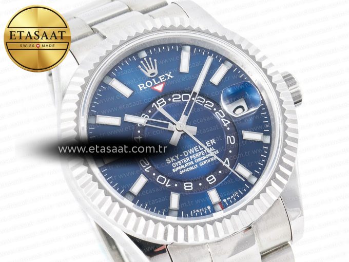 Skydweller SS Noob Best Edition Blue Dial on SS Jubilee Bracelet A23J - Görsel 5