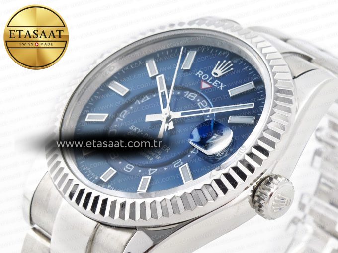 Skydweller SS Noob Best Edition Blue Dial on SS Jubilee Bracelet A23J - Görsel 6