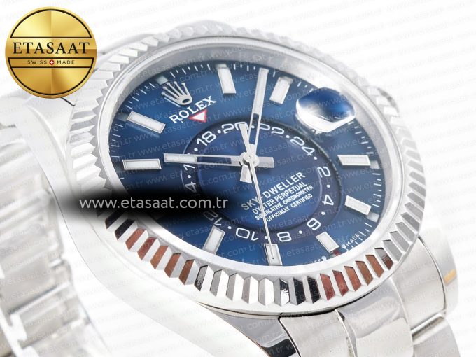 Skydweller SS Noob Best Edition Blue Dial on SS Jubilee Bracelet A23J - Görsel 7