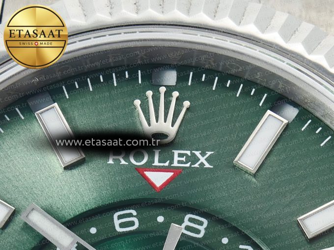 Skydweller SS Noob Best Edition Green Dial on SS Jubilee Bracelet A23J - Görsel 10