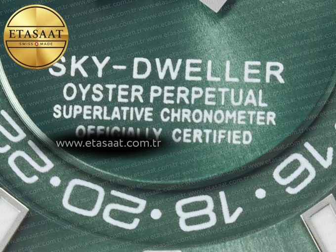 Skydweller SS Noob Best Edition Green Dial on SS Jubilee Bracelet A23J - Görsel 11