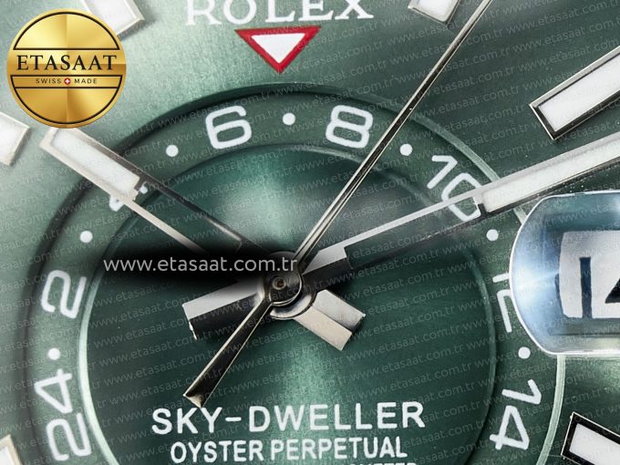 Skydweller SS Noob Best Edition Green Dial on SS Jubilee Bracelet A23J - Görsel 12