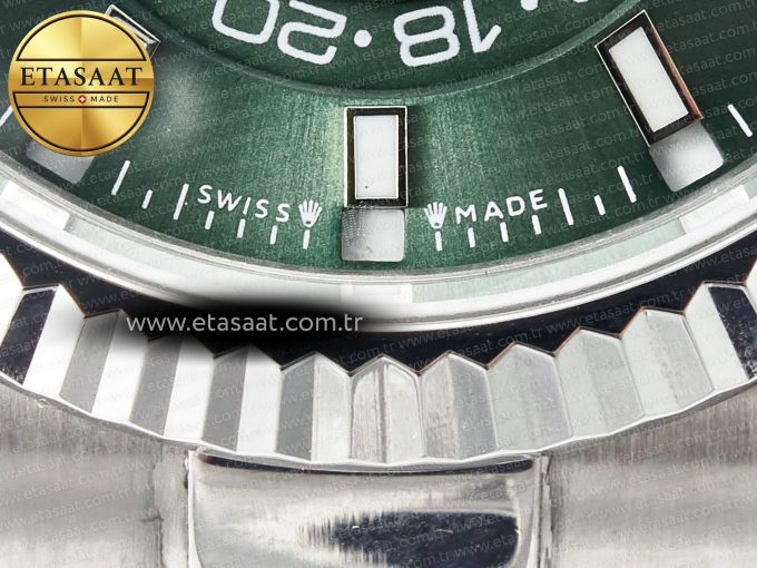 Skydweller SS Noob Best Edition Green Dial on SS Jubilee Bracelet A23J - Görsel 14