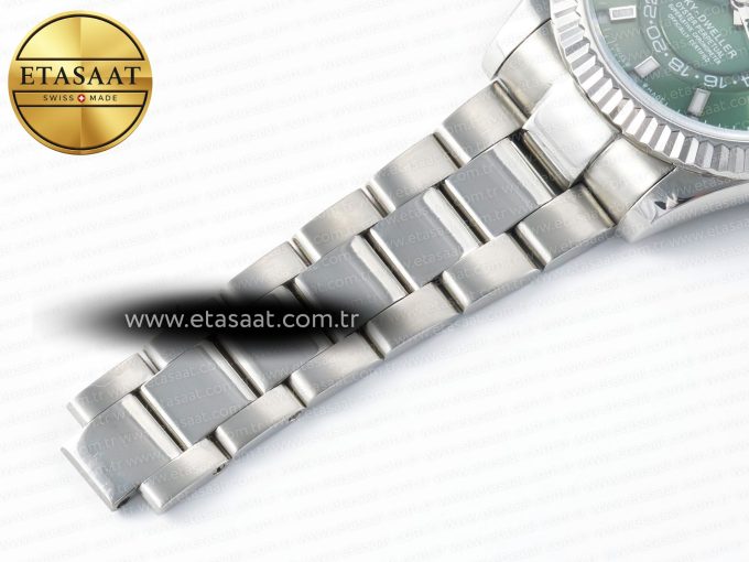 Skydweller SS Noob Best Edition Green Dial on SS Jubilee Bracelet A23J - Görsel 27