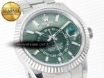 Skydweller SS Noob Best Edition Green Dial on SS Jubilee Bracelet A23J - Görsel 5