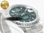 Skydweller SS Noob Best Edition Green Dial on SS Jubilee Bracelet A23J - Görsel 7