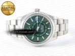 Skydweller SS Noob Best Edition Green Dial on SS Jubilee Bracelet A23J - Görsel 9