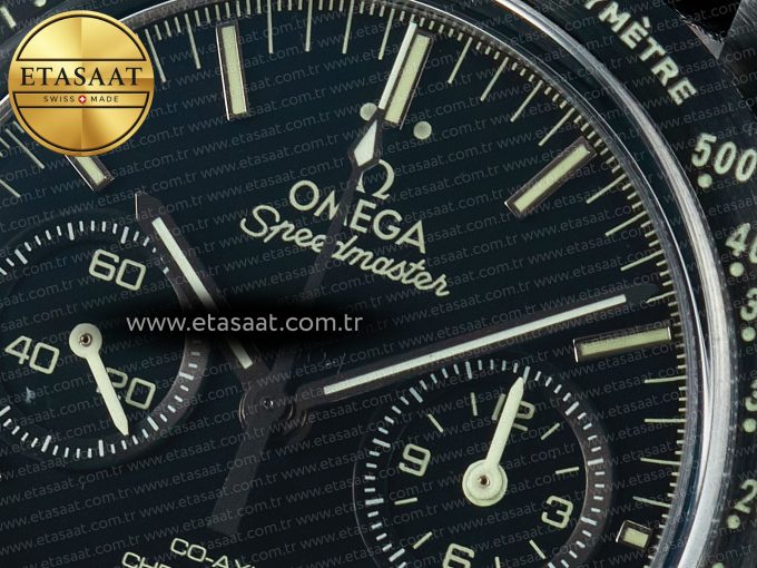 Speedmaster “Dark Side of The Moon” Real Ceramic N1F 1:1 Best Edition on Leather Strap A9900 - Görsel 11