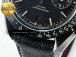 Speedmaster “Dark Side of The Moon” Real Ceramic N1F 1:1 Best Edition on Leather Strap A9900 - Görsel 14