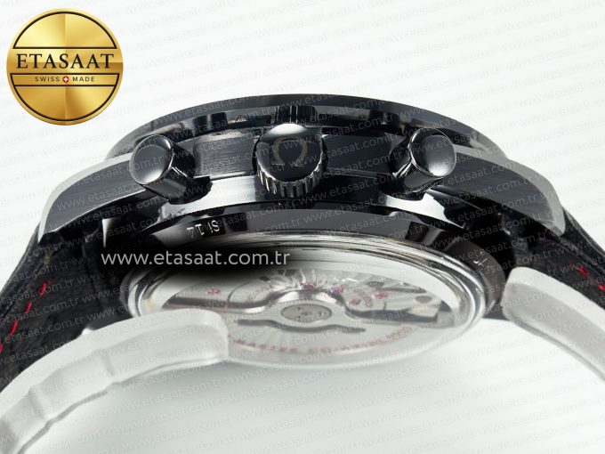 Speedmaster “Dark Side of The Moon” Real Ceramic N1F 1:1 Best Edition on Leather Strap A9900 - Görsel 16