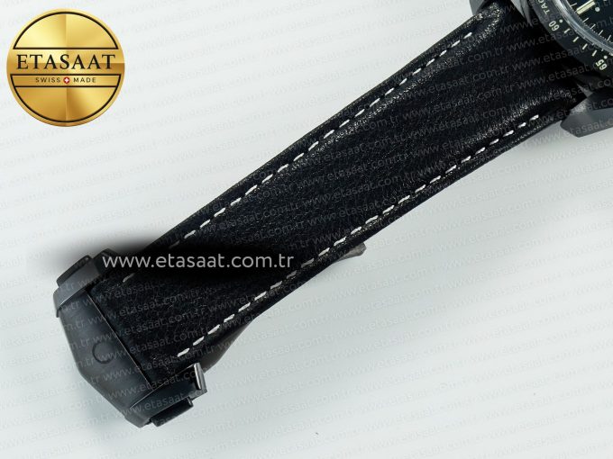 Speedmaster “Dark Side of The Moon” Real Ceramic N1F 1:1 Best Edition on Leather Strap A9900 - Görsel 22