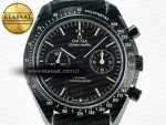 Speedmaster “Dark Side of The Moon” Real Ceramic N1F 1:1 Best Edition on Leather Strap A9900 - Görsel 4
