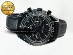 Speedmaster “Dark Side of The Moon” Real Ceramic N1F 1:1 Best Edition on Leather Strap A9900 - Görsel 9