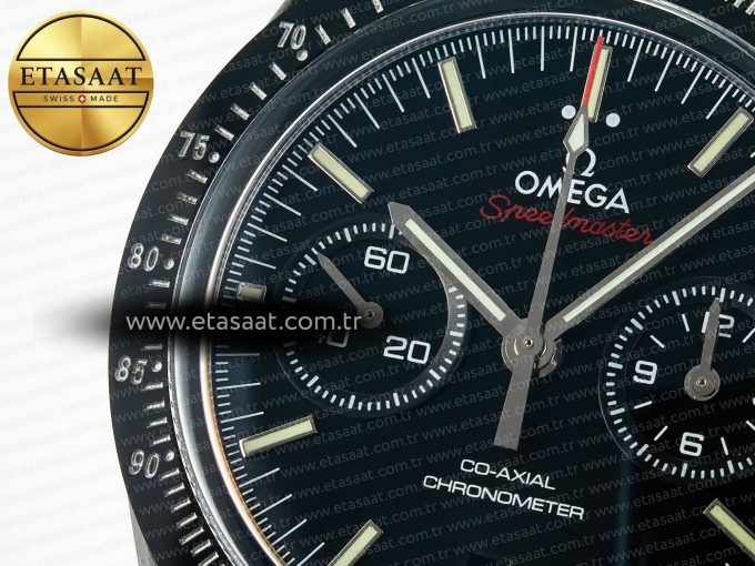 Speedmaster “Dark Side of The Moon” Real Ceramic N1F 1:1 Best Edition on Nylon Strap A9900 - Görsel 12