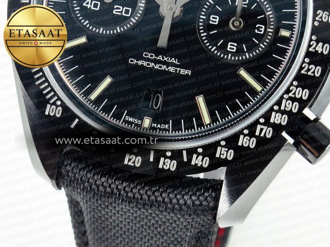 Speedmaster “Dark Side of The Moon” Real Ceramic N1F 1:1 Best Edition on Nylon Strap A9900 - Görsel 14