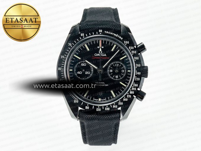 Speedmaster “Dark Side of The Moon” Real Ceramic N1F 1:1 Best Edition on Nylon Strap A9900 - Görsel 3